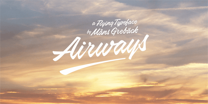 Font Chữ Đẹp 758 Airways