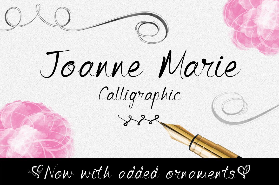 Font Chữ Đẹp 388 Joanne Marie Calligraphic