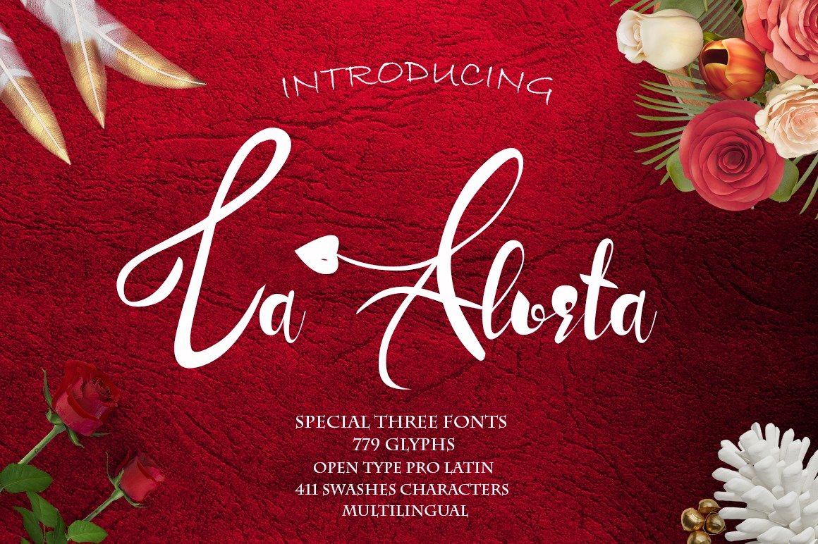 Font Chữ Đẹp 403 La Alorta