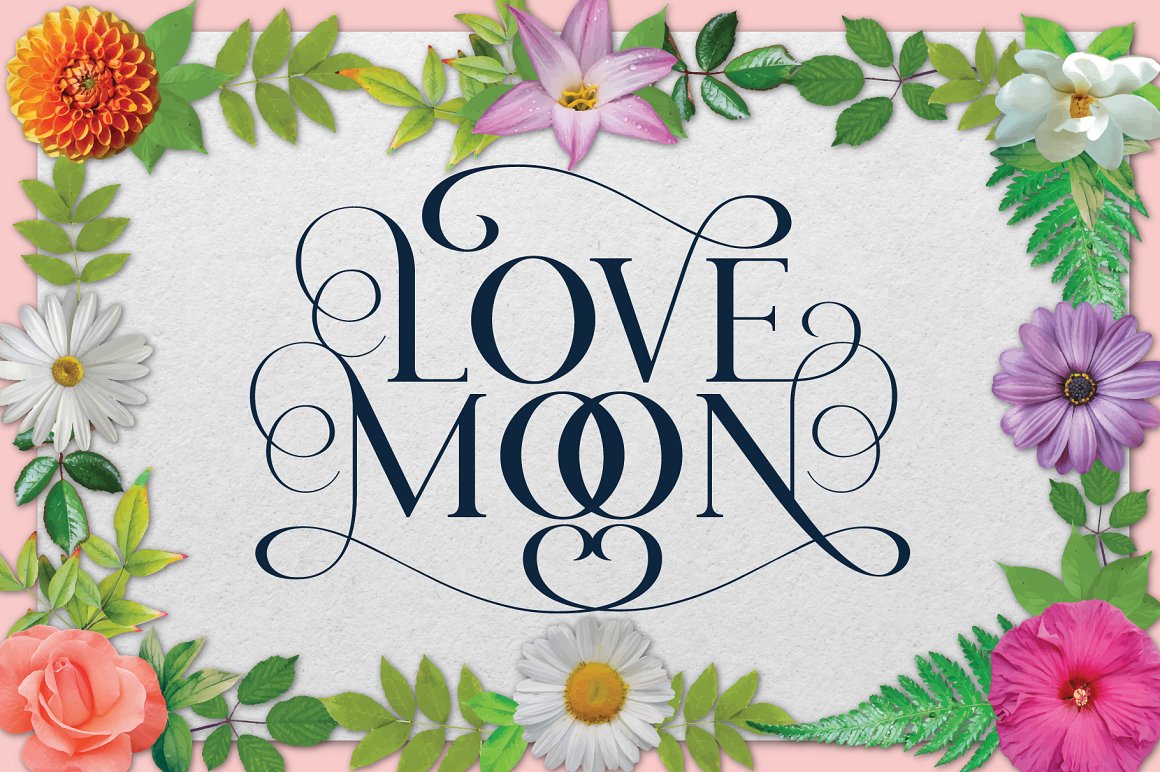 Font Chữ Đẹp 415 Love Moon