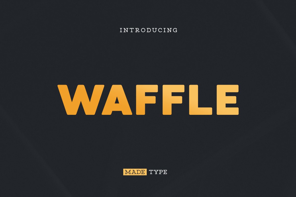 Font Chữ Đẹp 421 MADE Waffle