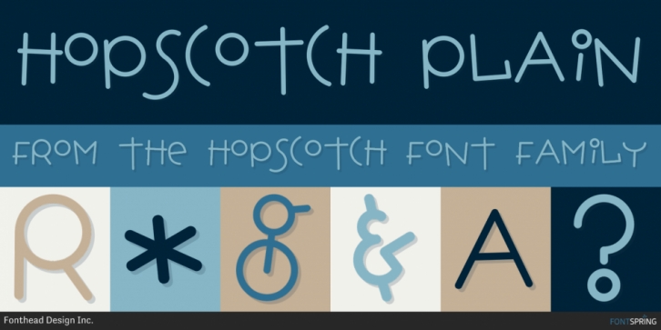 Font Chữ Đẹp 858 HopscotchPlain