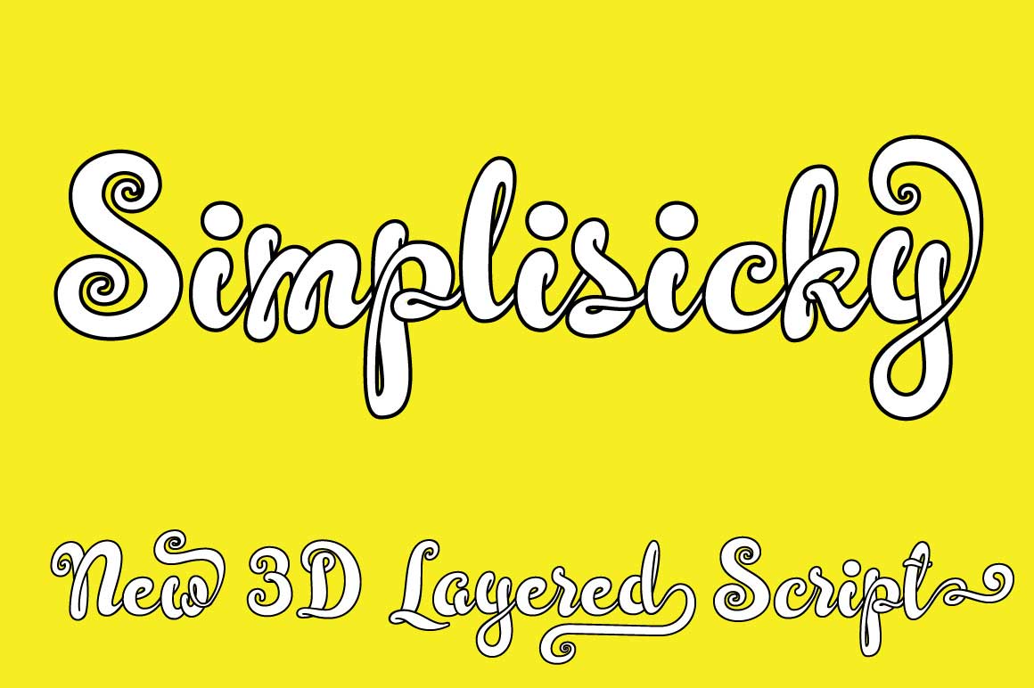 Font Chữ Đẹp 536 Simplisicky