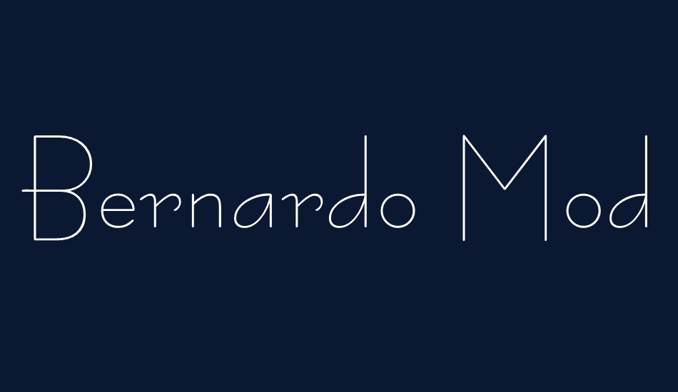 Font Chữ Đẹp 703 Bernardo Moda