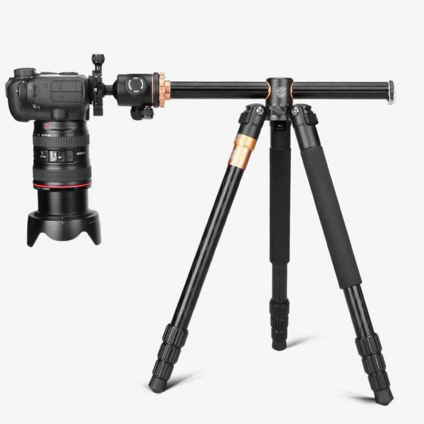 chụp ảnh flat lay với tripod