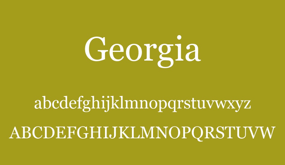 Font Chữ Đẹp 795 georgia