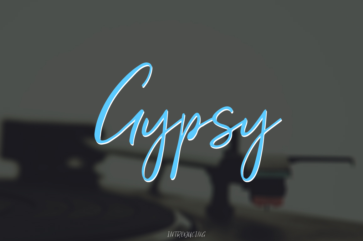 Font Chữ Đẹp 808 Gypsy