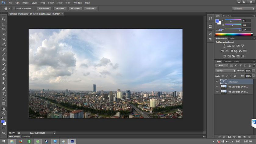 Sử dụng photoshop để xử lý hậu kỳ