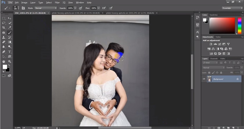 SHARE] 4 bước thay phông nền ảnh cưới bằng Photoshop đơn giản