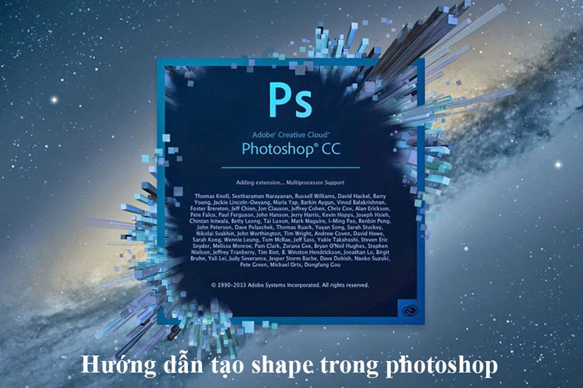 Hướng dẫn tạo Shape trong Photoshop