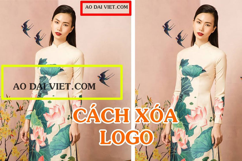 xóa logo trên ảnh bằng photoshop