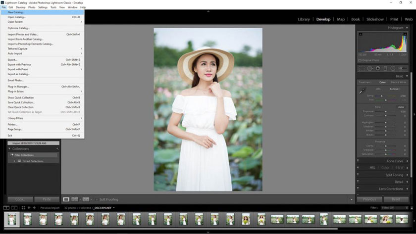 tạo catalog trong lightroom