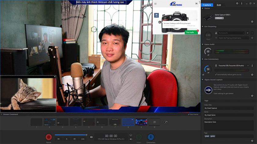 tương thích với nhiều dịch vụ livestream