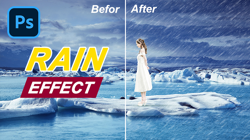Làm thế nào để tạo hiệu ứng mưa trong Photoshop. SaDesign