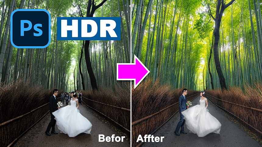 Hiệu ứng HDR tương phản ấn tượng | Hướng dẫn Photoshop