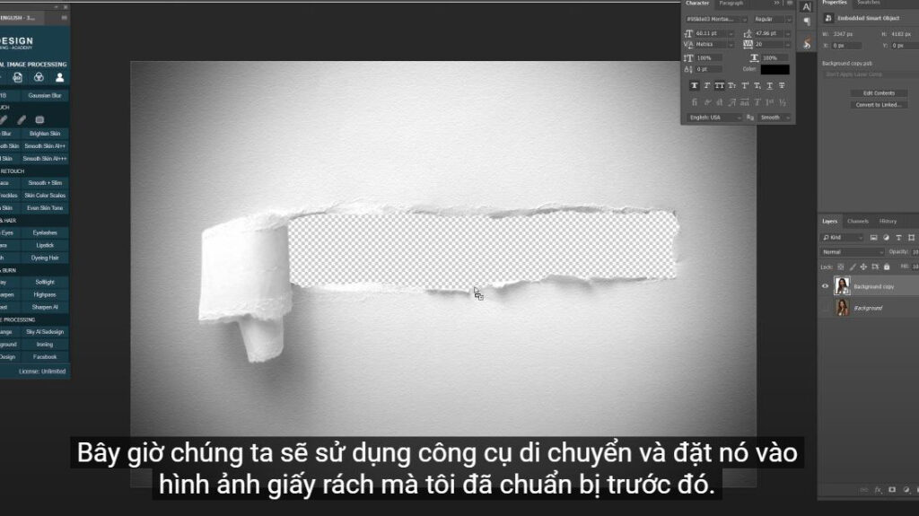 Cách tạo hiệu ứng chân dung giấy rách đẹp mắt - Kho Tài Nguyên Đồ Họa ...